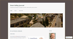 Desktop Screenshot of doonvalleyjournal.com